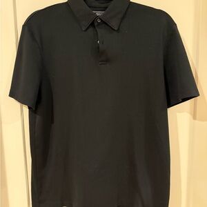 Charles Tyrwhitt Smart Jersey Black Polo Shirt